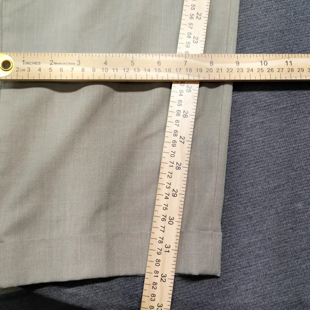 Lauren Ralph Lauren Mens Trousers 42x32 Flat Front Dress Pants Tan Easy Care 42